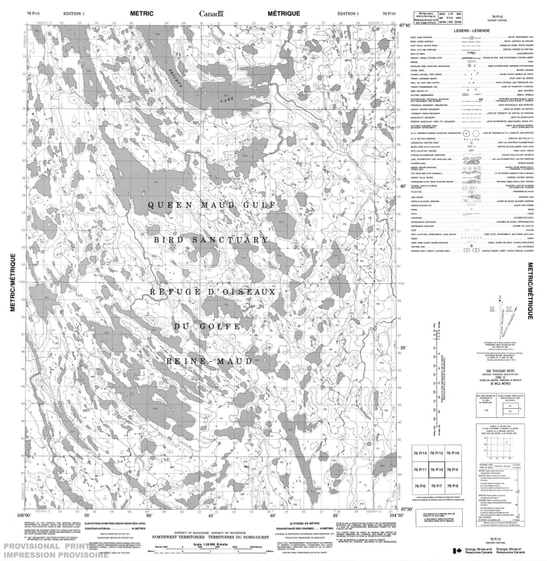076P10 - NO TITLE - Topographic Map