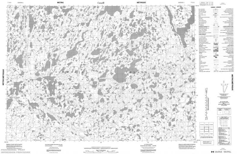 077D10 - NO TITLE - Topographic Map