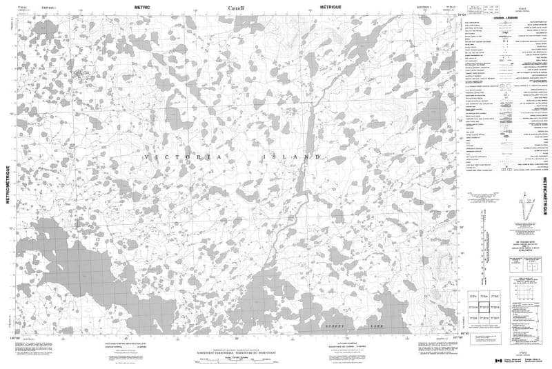 077D13 - NO TITLE - Topographic Map