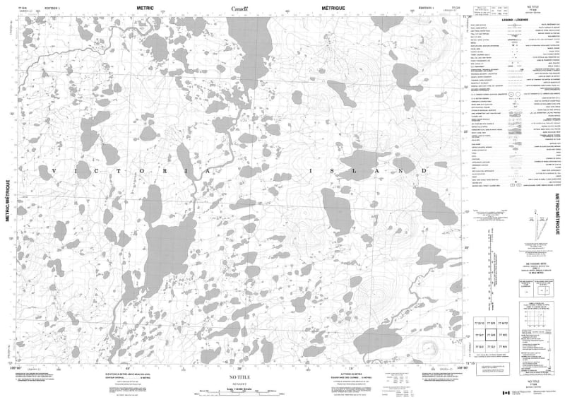 077G08 - NO TITLE - Topographic Map