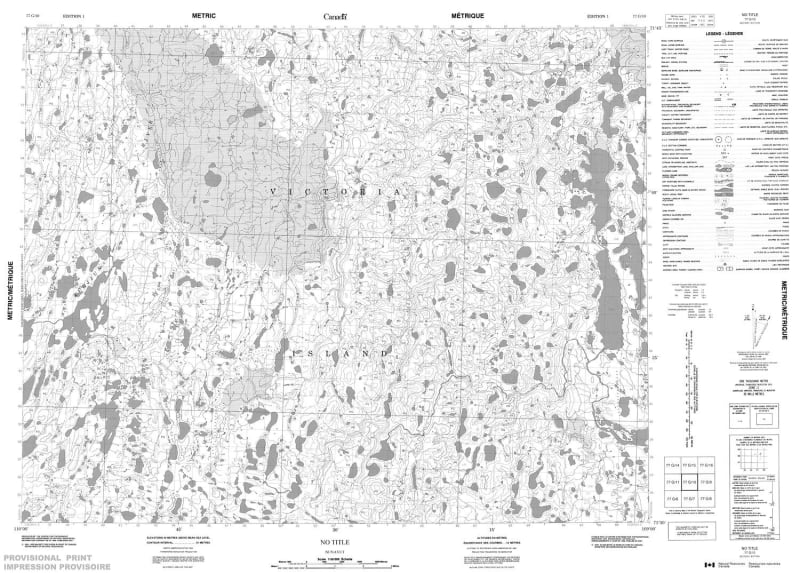 077G10 - NO TITLE - Topographic Map
