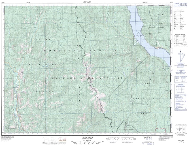 082E08 - DEER PARK - Topographic Map