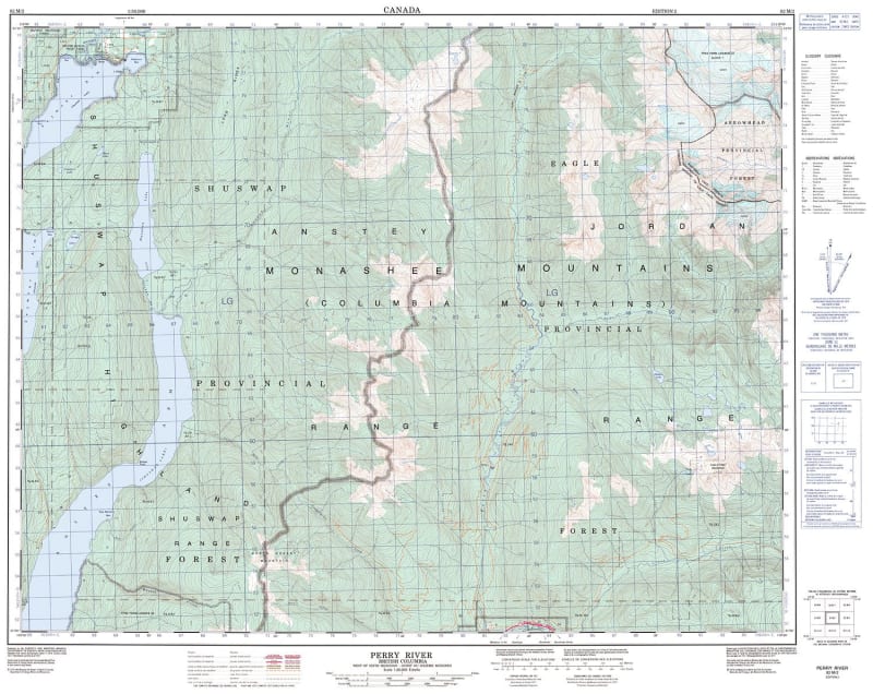 082M02 - PERRY RIVER - Topographic Map