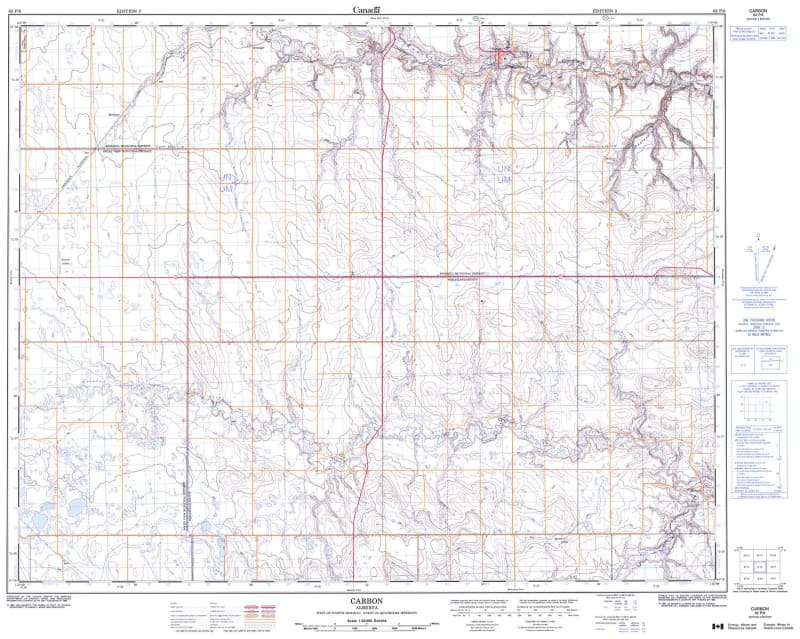 082P06 - CARBON - Topographic Map
