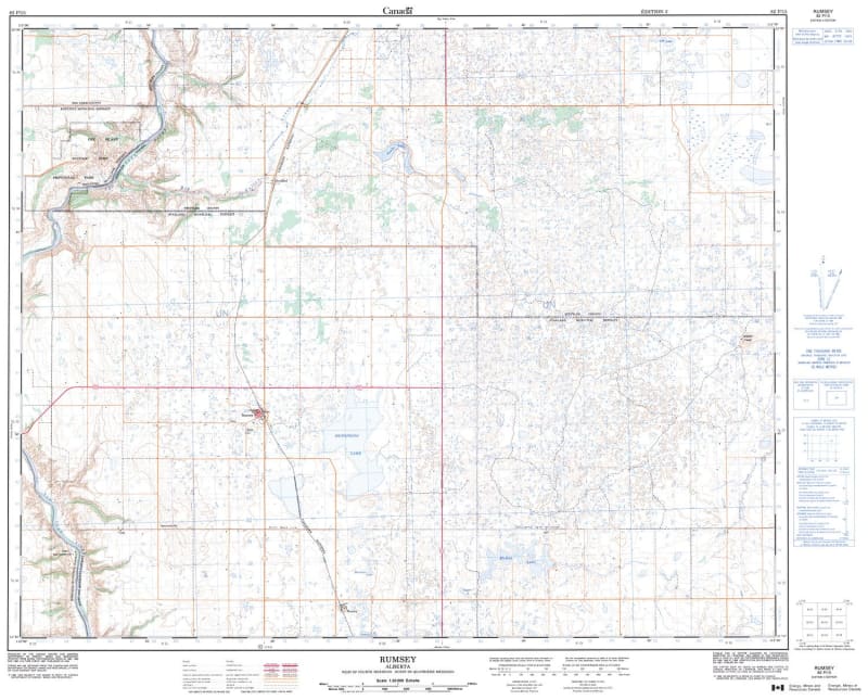 082P15 - RUMSEY - Topographic Map