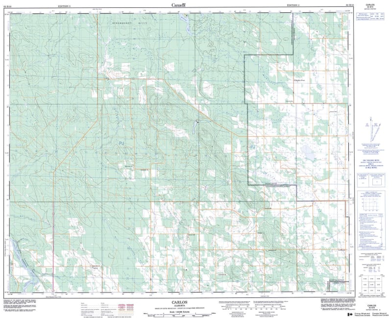 083B10 - CARLOS - Topographic Map