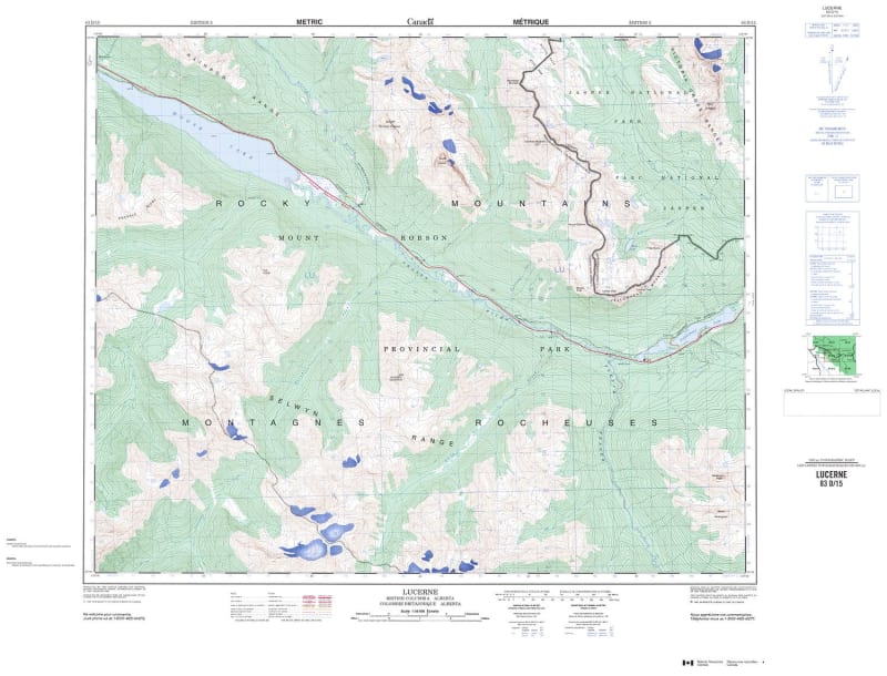 083D15 - LUCERNE - Topographic Map