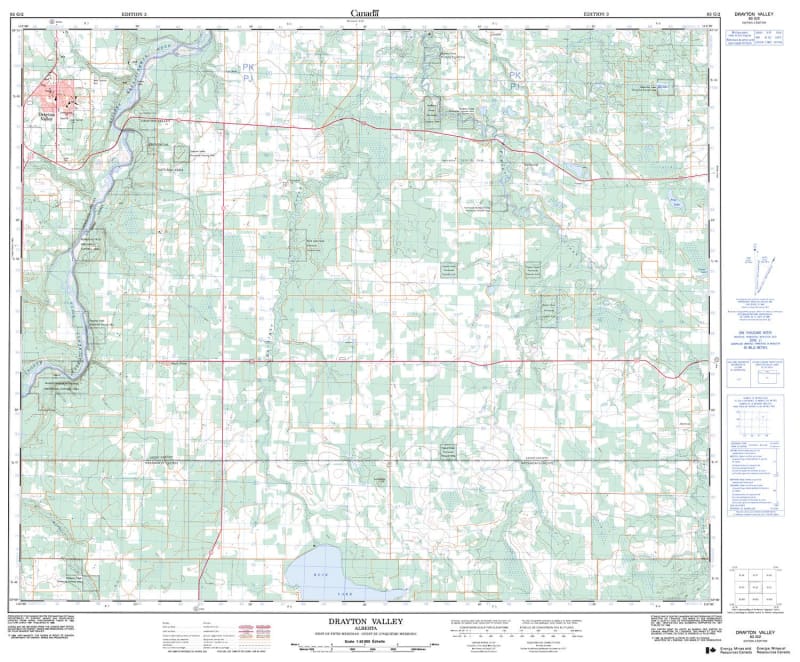 083G02 - DRAYTON VALLEY - Topographic Map