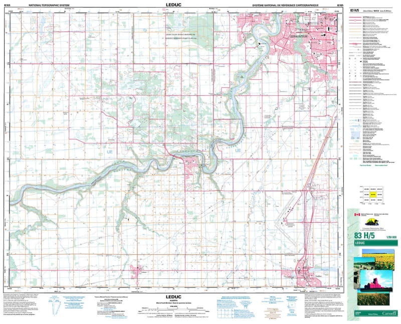 083H05 - LEDUC - Topographic Map