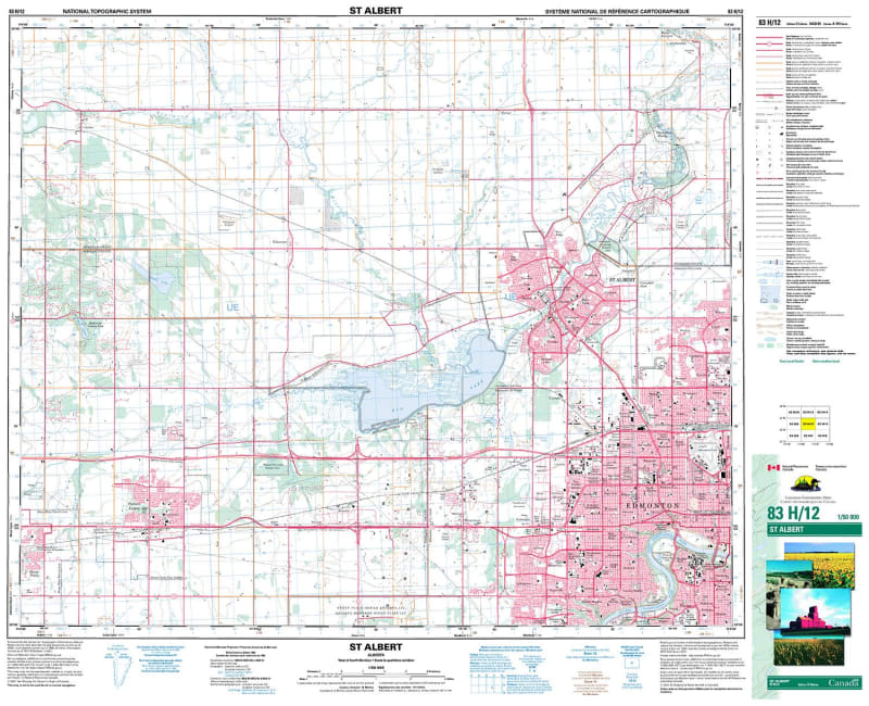 083H12 - ST. ALBERT - Topographic Map