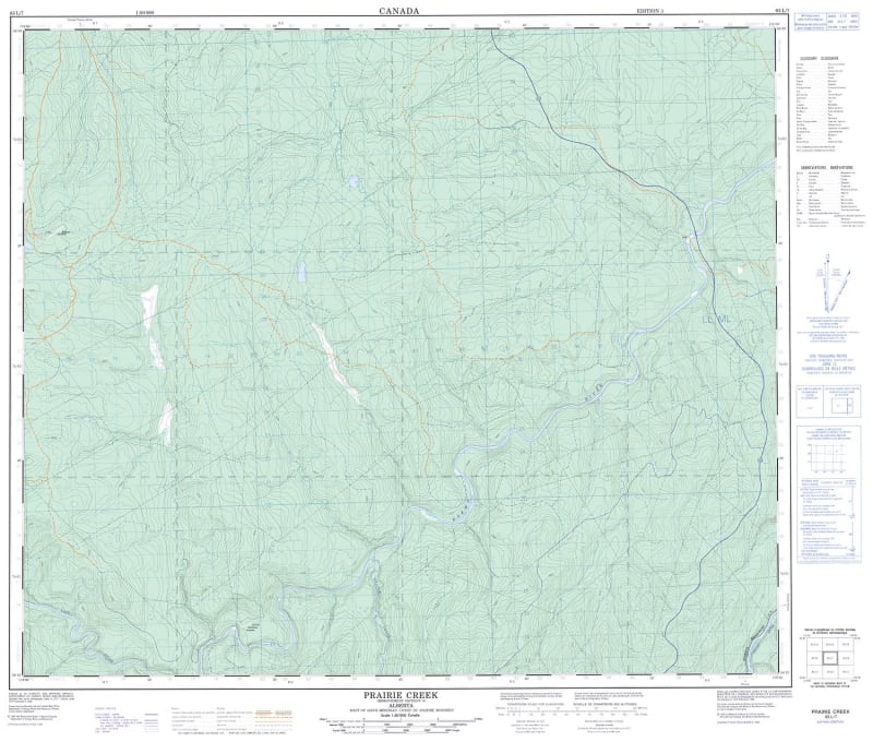 083L07 - PRAIRIE CREEK - Topographic Map