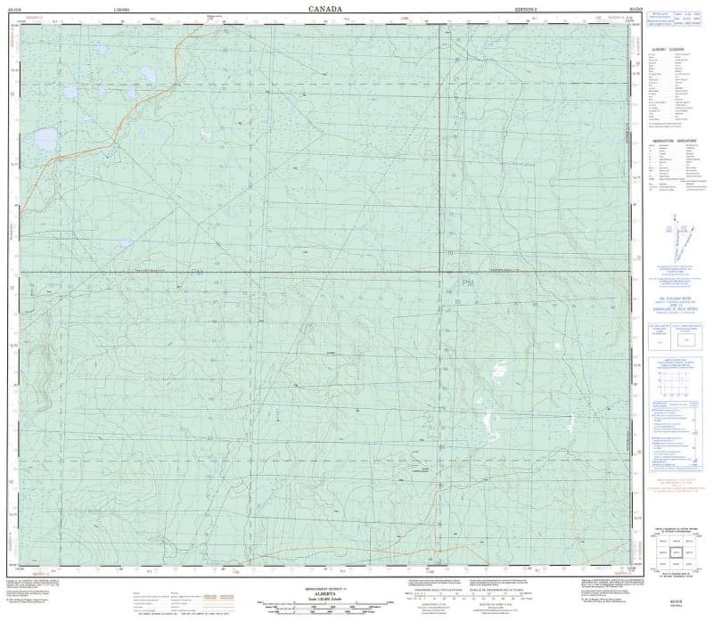 083O09 - NO TITLE - Topographic Map