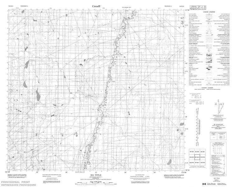 084B14 - NO TITLE - Topographic Map