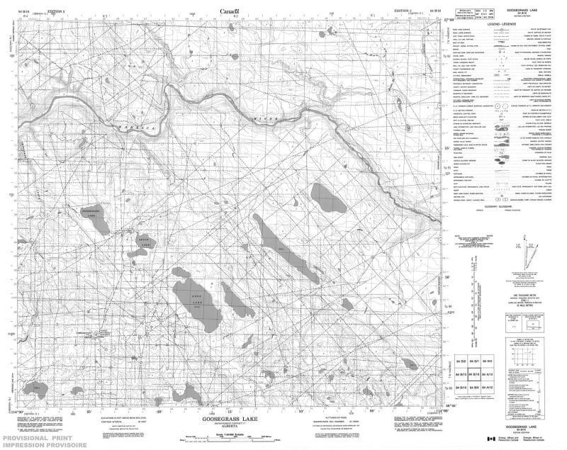 084B16 - GOOSEGRASS LAKE - Topographic Map