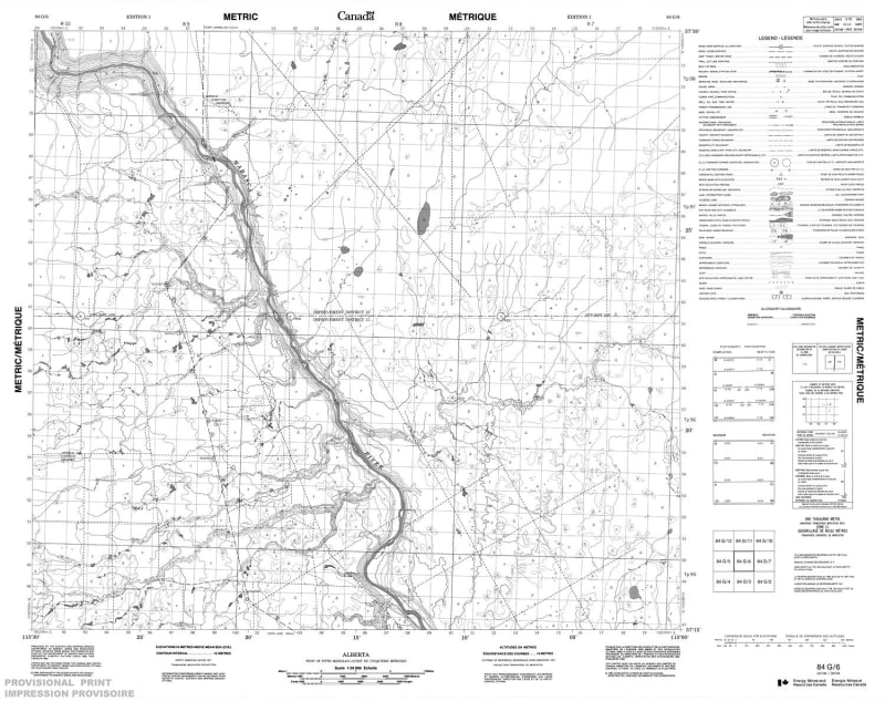 084G06 - NO TITLE - Topographic Map