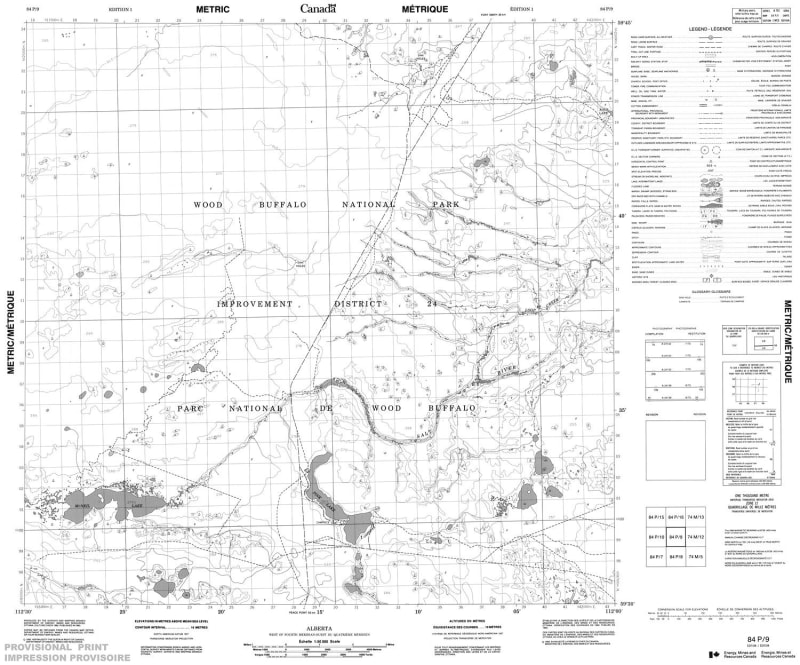 084P09 - NO TITLE - Topographic Map