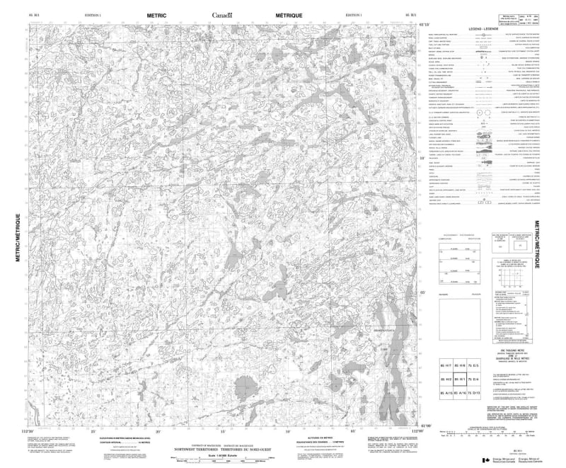 085H01 - NO TITLE - Topographic Map