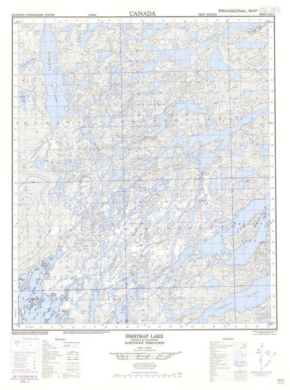 086E08 - FISHTRAP LAKE - Topographic Map