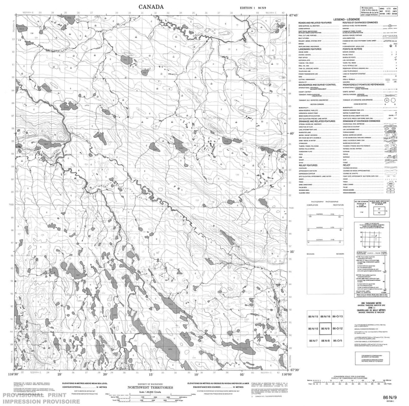 086N09 - NO TITLE - Topographic Map