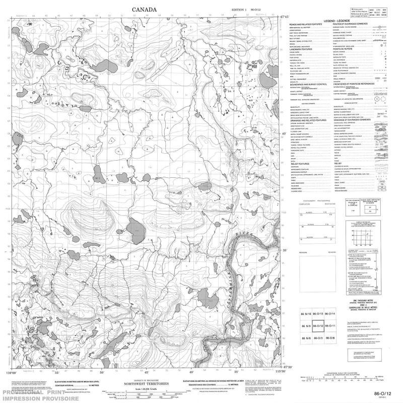 086O12 - NO TITLE - Topographic Map
