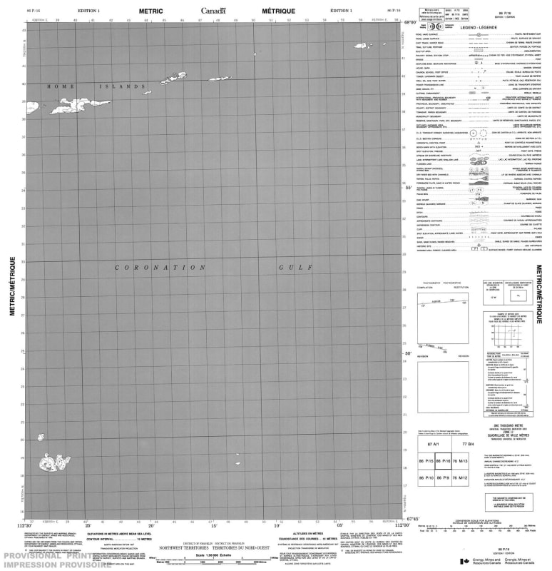 086P16 - NO TITLE - Topographic Map
