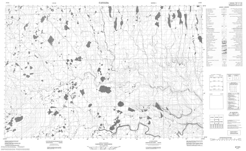 087B03 - NO TITLE - Topographic Map