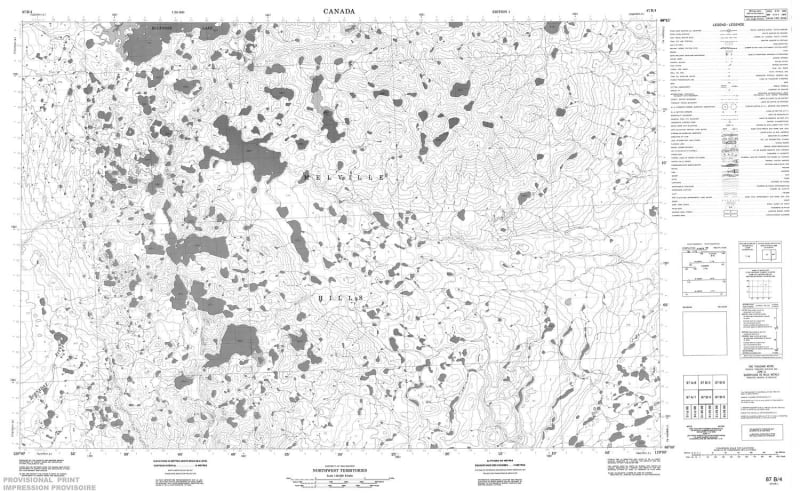 087B04 - NO TITLE - Topographic Map