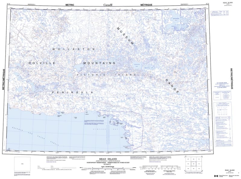 087D - READ ISLAND - Topographic Map
