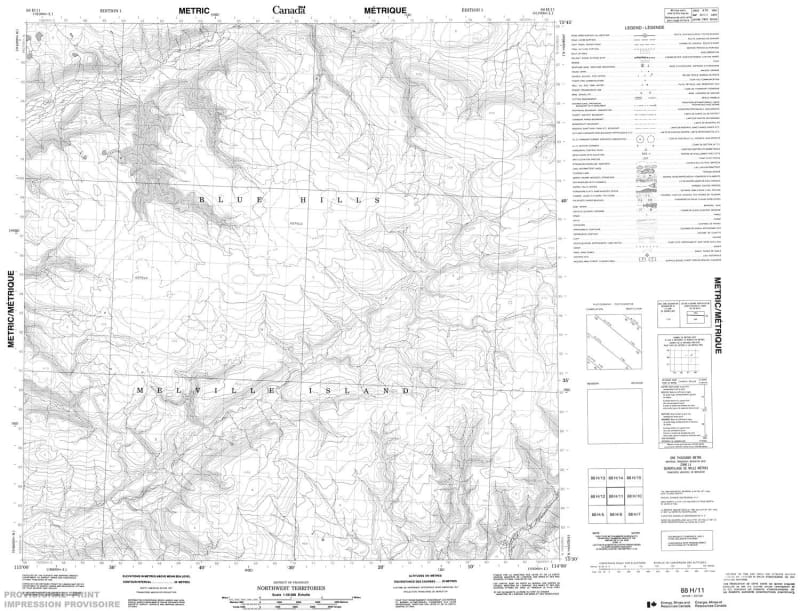 088H11 - NO TITLE - Topographic Map