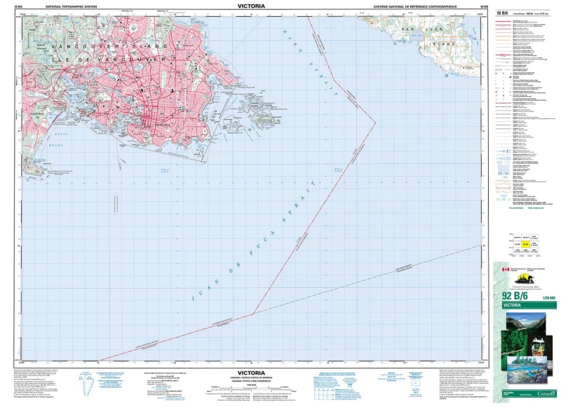 092B06 - VICTORIA - Topographic Map