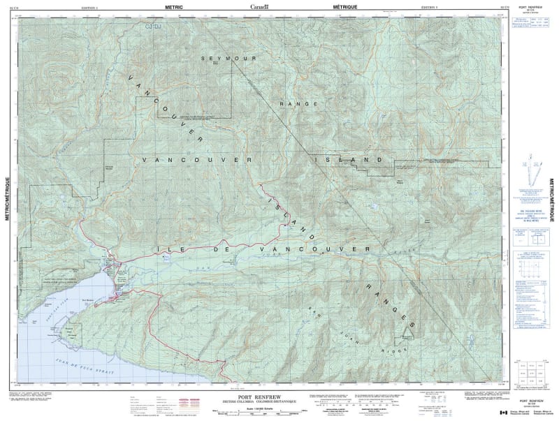 092C09 - PORT RENFREW - Topographic Map