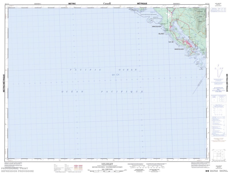 092C13 - UCLUELET - Topographic Map
