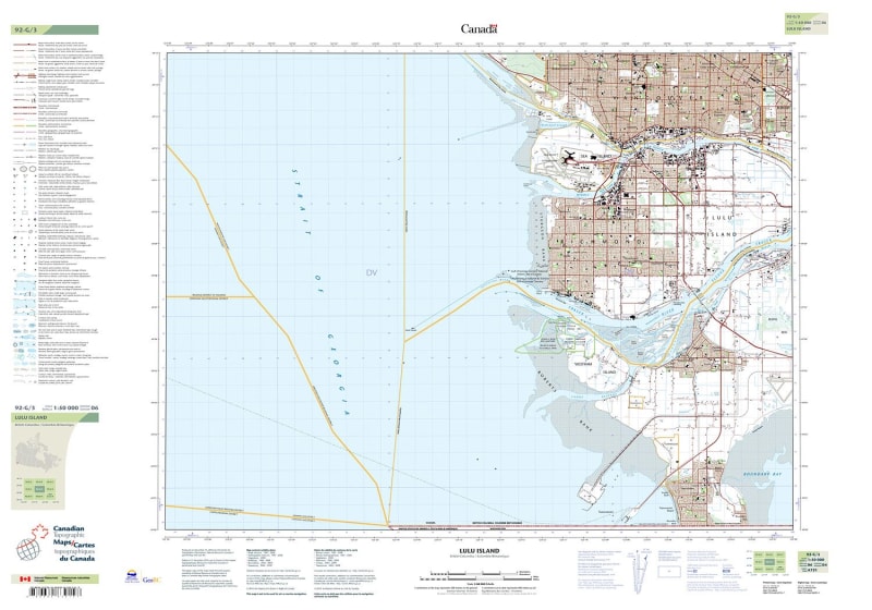 092G03 - LULU ISLAND - Topographic Map