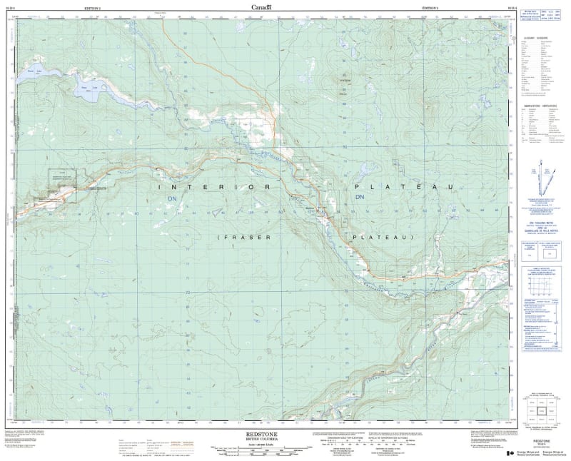 093B04 - REDSTONE - Topographic Map