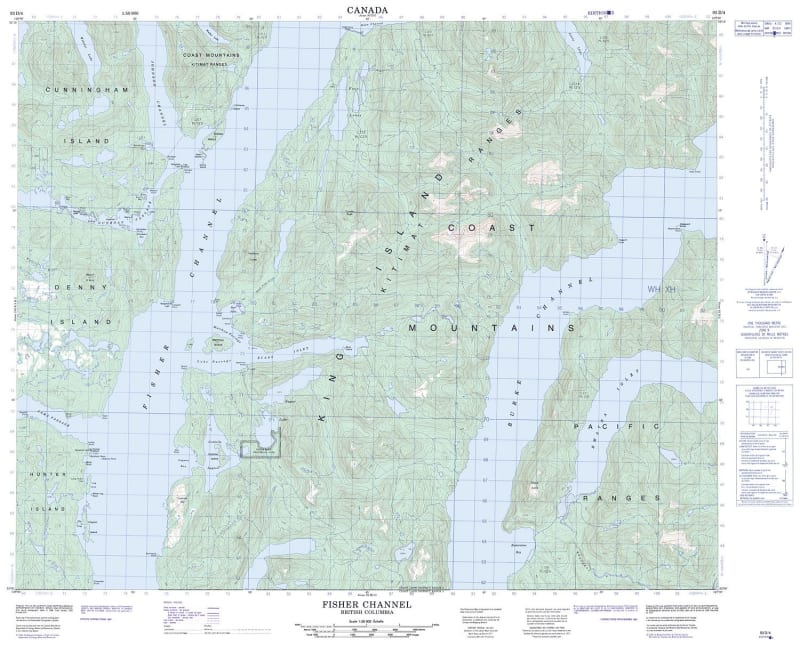 093D04 - FISHER CHANNEL - Topographic Map