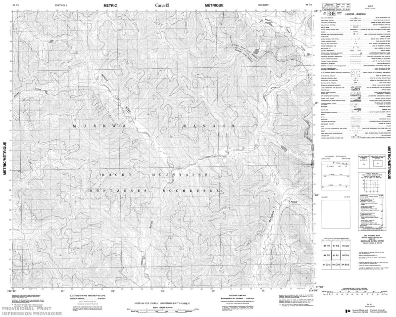 094F01 - MOUNT FORD - Topographic Map