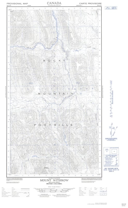 094G06W - MOUNT WITHROW - Topographic Map