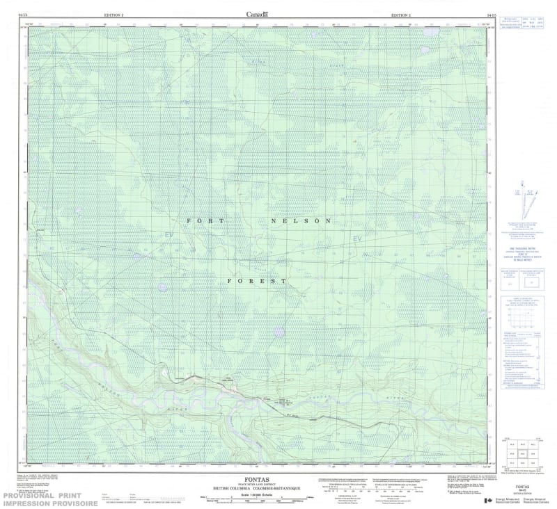 094I05 - FONTAS - Topographic Map