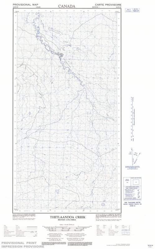 094P06W - THETLAANDOA CREEK - Topographic Map