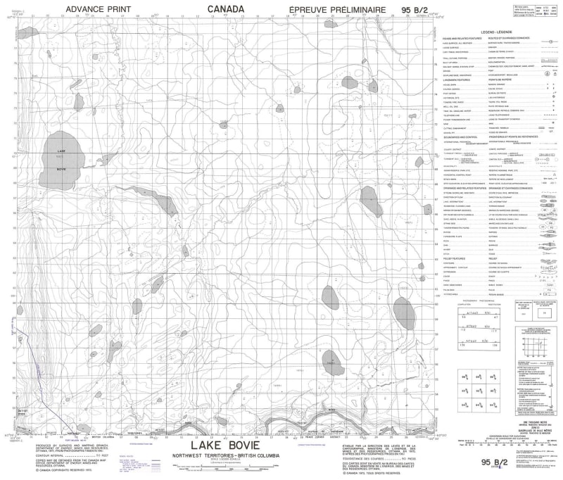 095B02 - LAKE BOVIE - Topographic Map