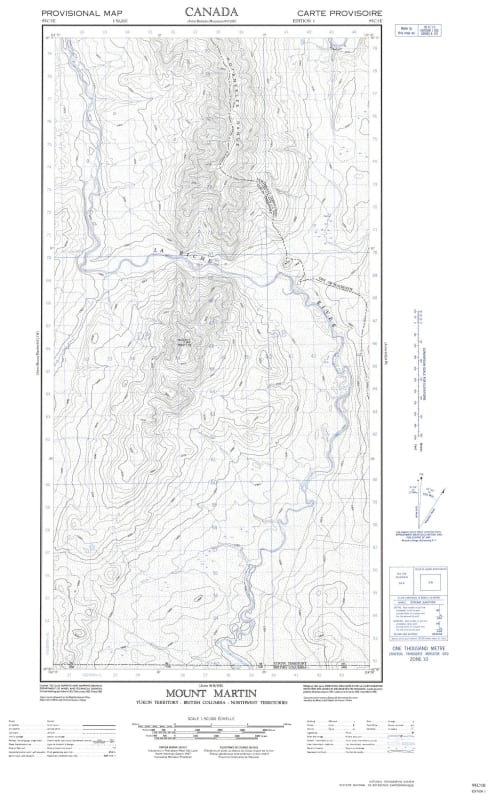 095C01E - MOUNT MARTIN - Topographic Map