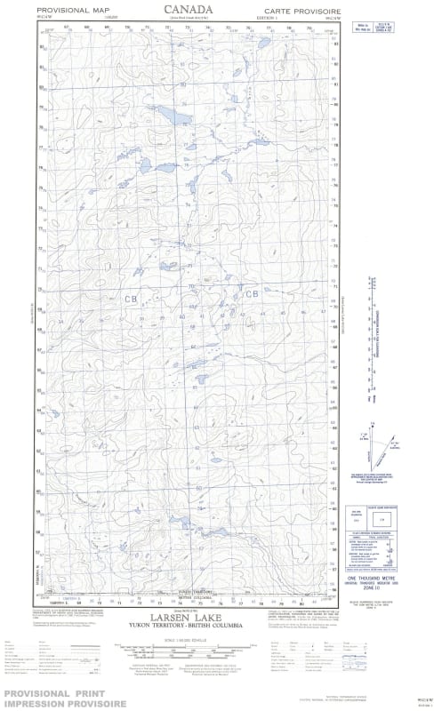 095C04W - LARSEN LAKE - Topographic Map