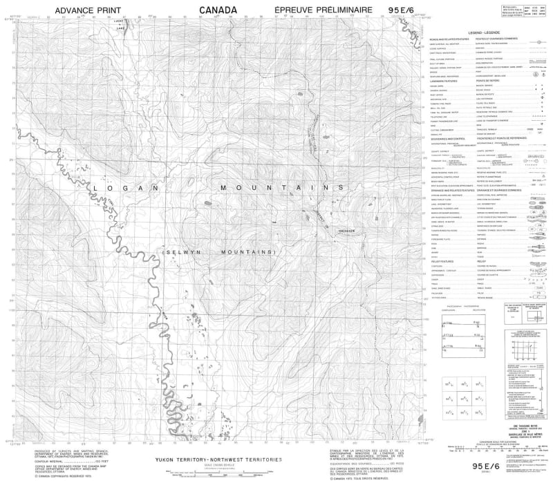 095E06 - MOUNT DOOSHKA - Topographic Map
