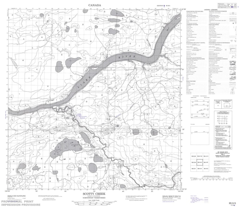 095H05 - SCOTTY CREEK - Topographic Map