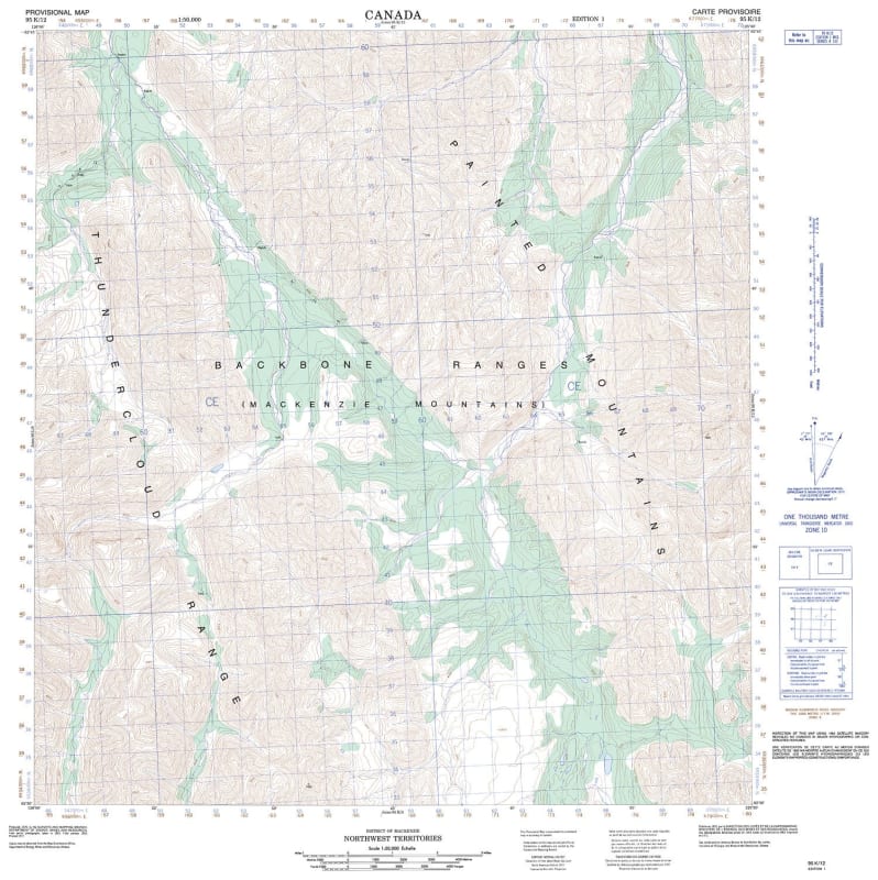 095K12 - NO TITLE - Topographic Map