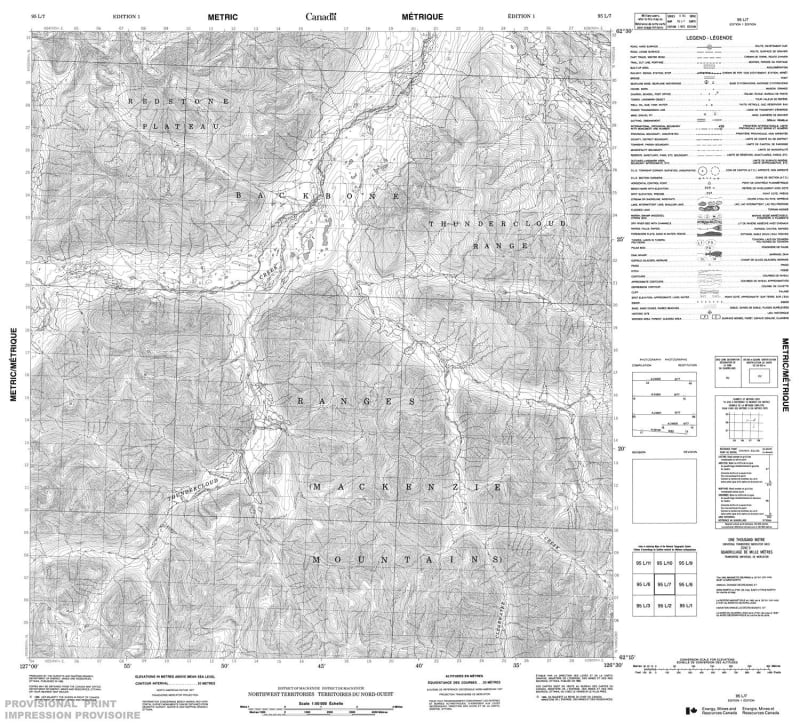 095L07 - NO TITLE - Topographic Map