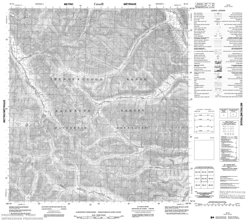 095L08 - NO TITLE - Topographic Map