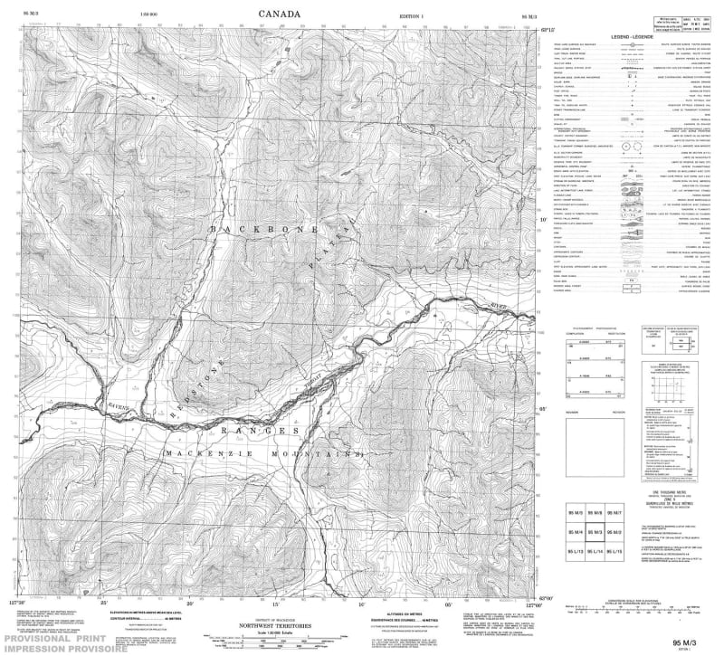 095M03 - NO TITLE - Topographic Map