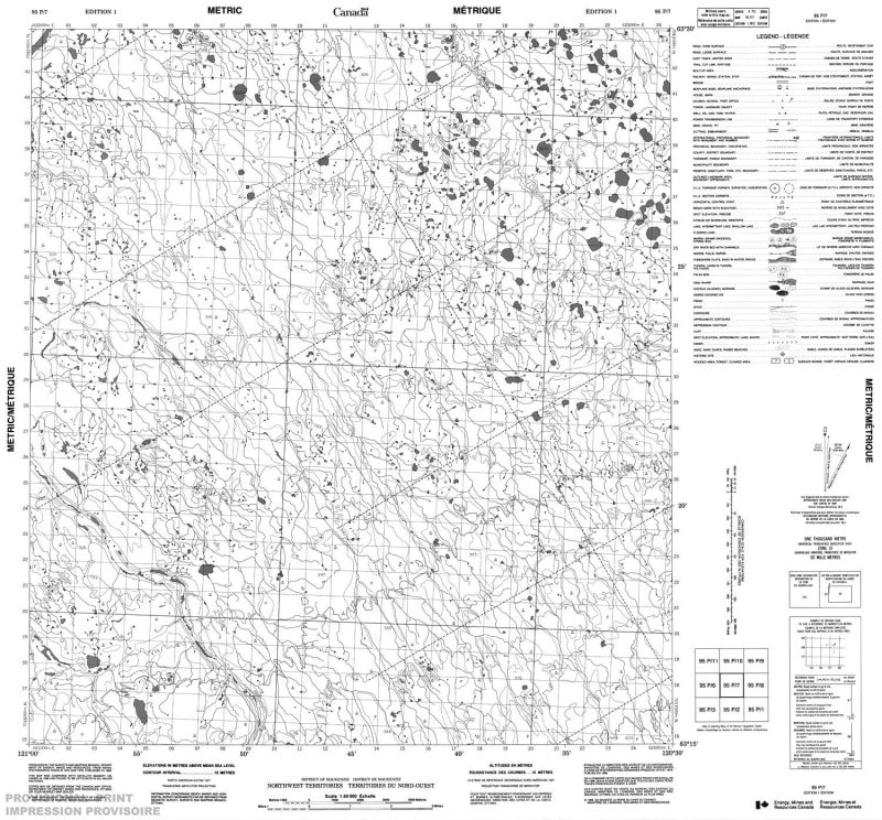 095P07 - NO TITLE - Topographic Map