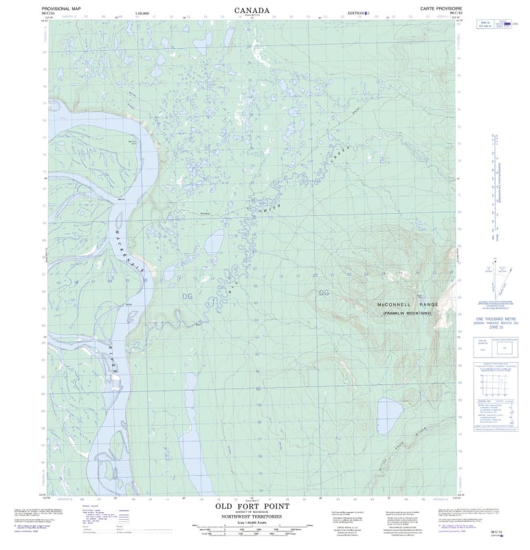 096C10 - OLD FORT POINT - Topographic Map